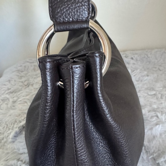 FURLA Brown Leather Shoulder Bag - Picture 3 of 16